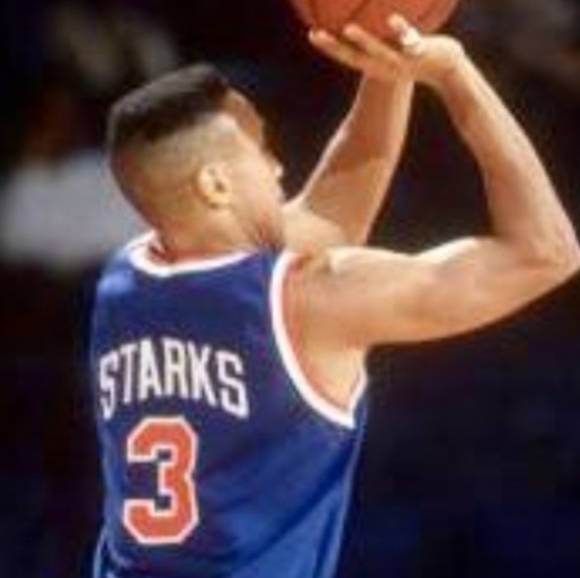 John Starks (Hardwood Classic)-(Knicks)-(Jersey)-(Blue)-(New)-(Size L)-$85.00 - Picture 13 of 15